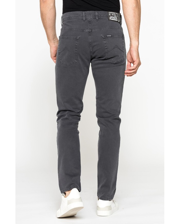 COLOR JEANS IN BULL DENIM SLIM FIT CON TINTURA OLD