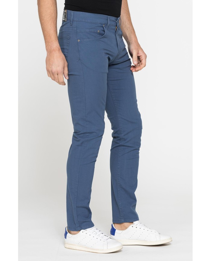 PANTALONE COLORATO DA UOMO IN COTONE STRETCH