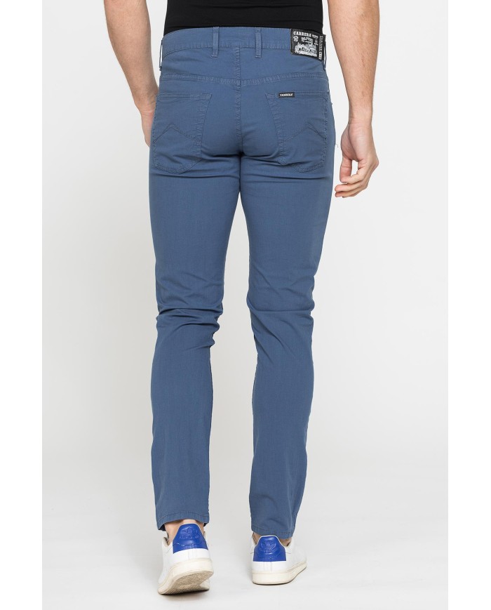 PANTALONE COLORATO DA UOMO IN COTONE STRETCH