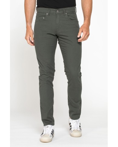 PANTALONE COLORATO DA UOMO IN COTONE STRETCH