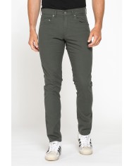 PANTALONE COLORATO DA UOMO IN COTONE STRETCH