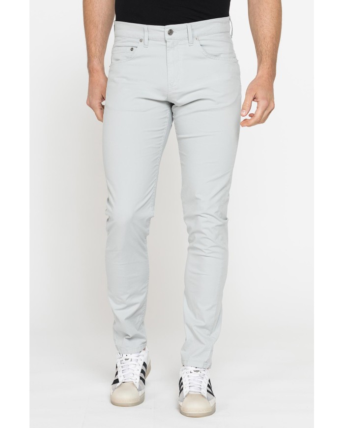 PANTALONE COLORATO DA UOMO IN COTONE STRETCH