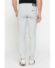 PANTALONE COLORATO DA UOMO IN COTONE STRETCH