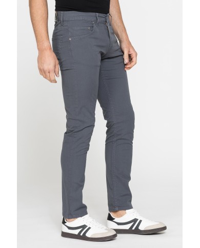 PANTALONE COLORATO DA UOMO IN COTONE STRETCH