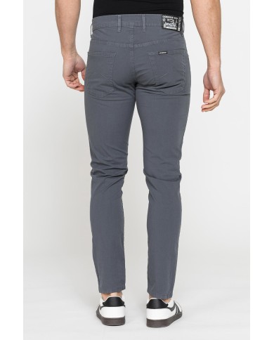 PANTALONE COLORATO DA UOMO IN COTONE STRETCH