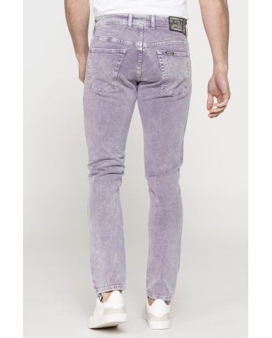 COLOR JEANS UOMO MOD. 717 SLIM FIT IN BULL DENIM SPECIAL DYED