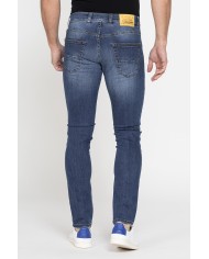 JEANS UOMO STRETCH MOD. 717. Vita bassa gamba asciutta