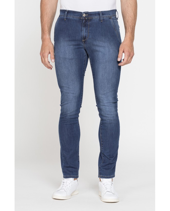 JEANS UOMO MOD. 717 IN DENIM ELASTICIZZATO LEGGERO 9 oz.