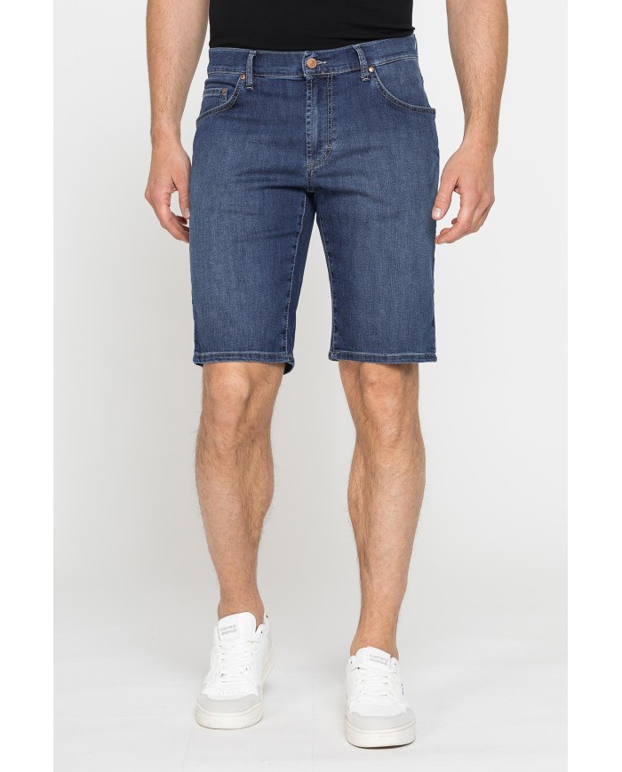 BERMUDA 5 TASCHE IN JEANS LEGGERO ELASTICIZZATO