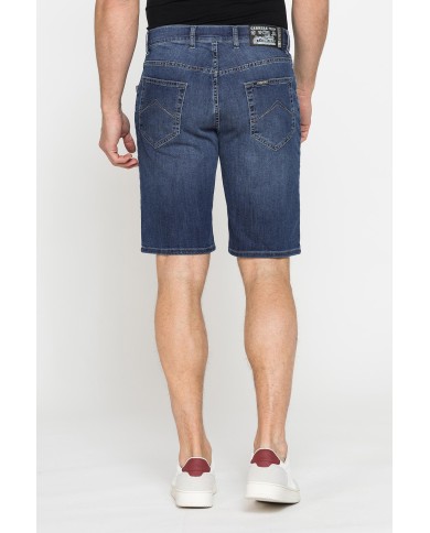 BERMUDA 5 TASCHE IN JEANS LEGGERO ELASTICIZZATO