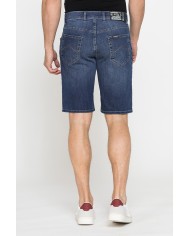 BERMUDA 5 TASCHE IN JEANS LEGGERO ELASTICIZZATO