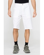 BERMUDA TINTA UNITA IN TELA DI COTONE