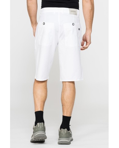 BERMUDA TINTA UNITA IN TELA DI COTONE