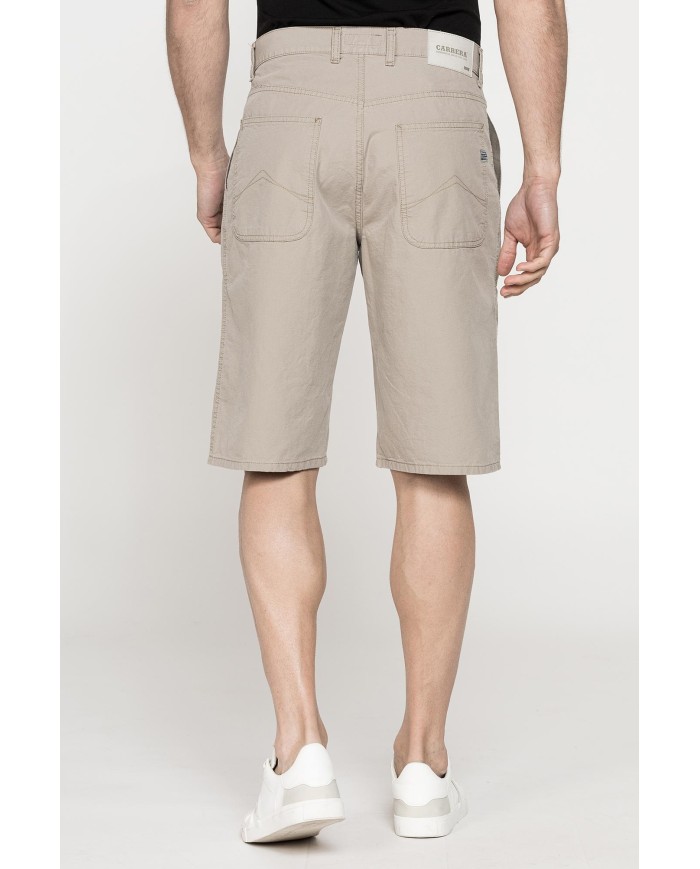 BERMUDA TINTA UNITA IN TELA DI COTONE