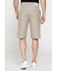 BERMUDA TINTA UNITA IN TELA DI COTONE