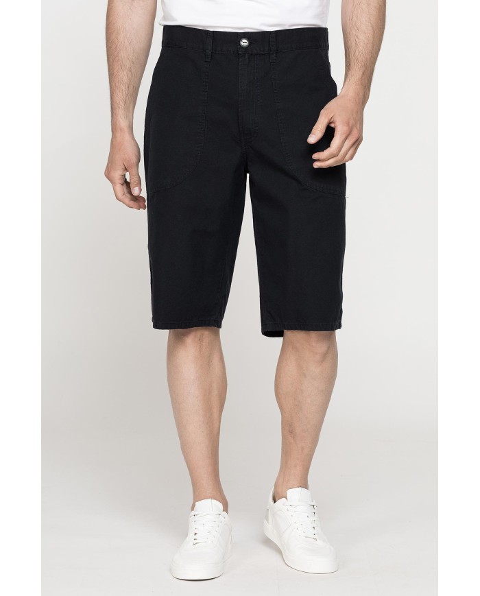 BERMUDA TINTA UNITA IN TELA DI COTONE