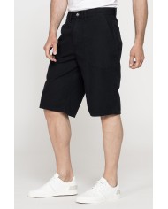 BERMUDA TINTA UNITA IN TELA DI COTONE