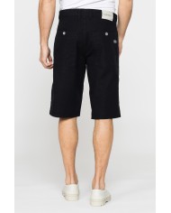 BERMUDA TINTA UNITA IN TELA DI COTONE