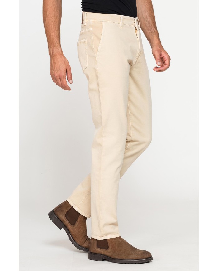 PANTALONE BULL DENIM COLOR CON TASCHE ALL’AMERICANA