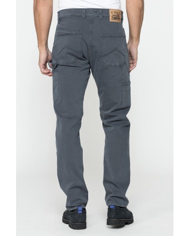PANTALONE  WORKER MOD. 725 IN BULL DENIM ELASTICIZZATO