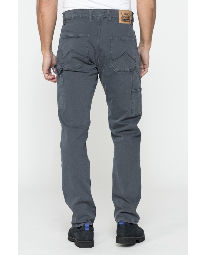 PANTALONE  WORKER MOD. 725 IN BULL DENIM ELASTICIZZATO