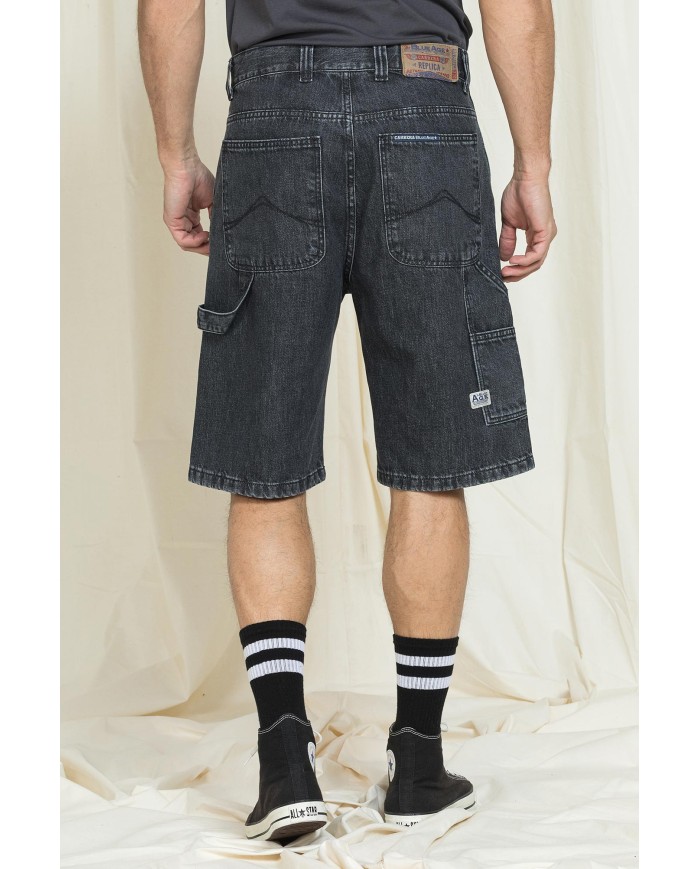 JEANS CORTO MOD. CARPENTER IN DENIM REPLICA OLD STYLE