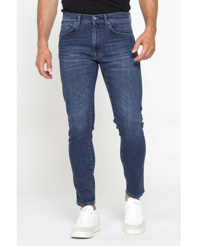 JEANS UOMO MOD. 727 SKINNY FIT IN DENIM STRETCH 12 oz