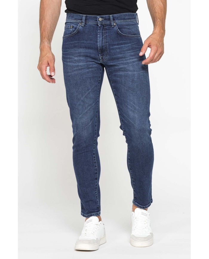 JEANS UOMO MOD. 727 SKINNY FIT IN DENIM STRETCH 12 oz