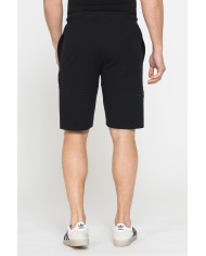 BERMUDA SPORTIVI IN PIQUET DI COTONE CON ZIP