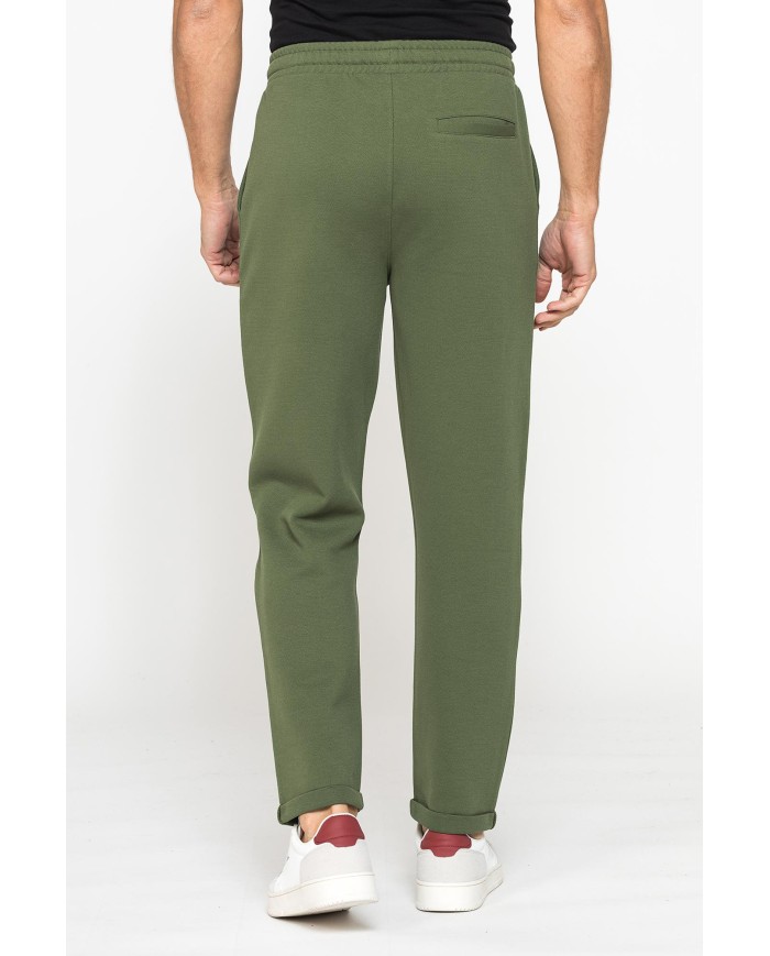 PANTALONI JOGGER TAILORED DA UOMO IN PIQUET