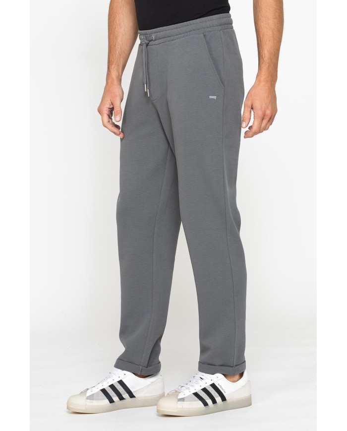 PANTALONI JOGGER TAILORED DA UOMO IN PIQUET