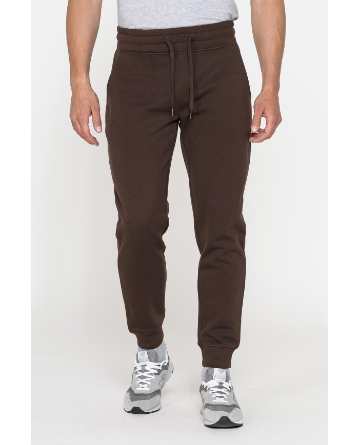 PANTALONE IN FELPA PESANTE CON ELASTICO IN VITA