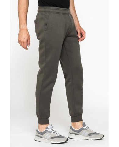 PANTALONE IN FELPA PESANTE CON ELASTICO IN VITA