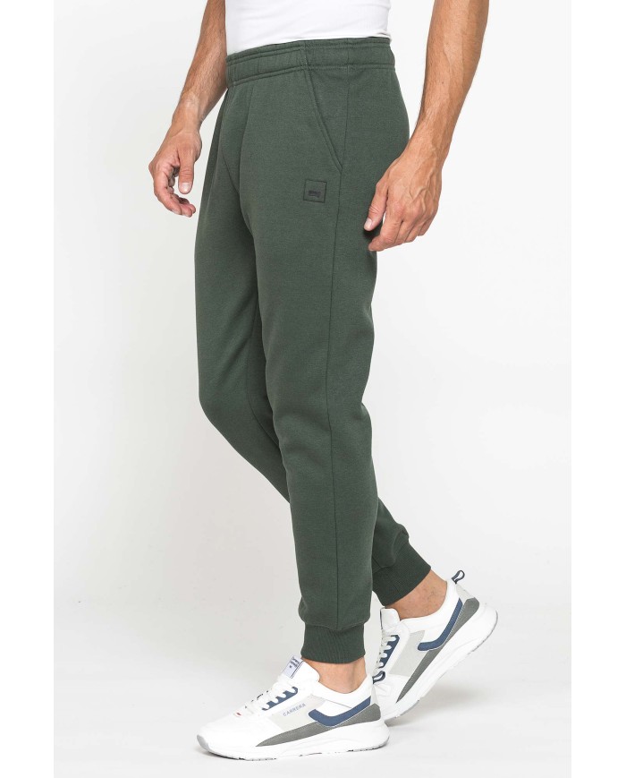 PANTALONE IN FELPA PESANTE CON ELASTICO IN VITA