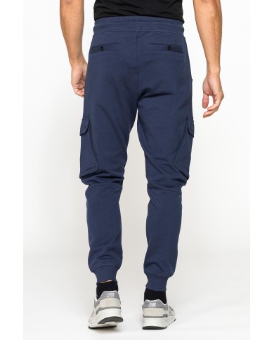 PANTALONE IN FELPA PESANTE CON TASCONI