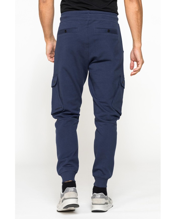 PANTALONE IN FELPA PESANTE CON TASCONI
