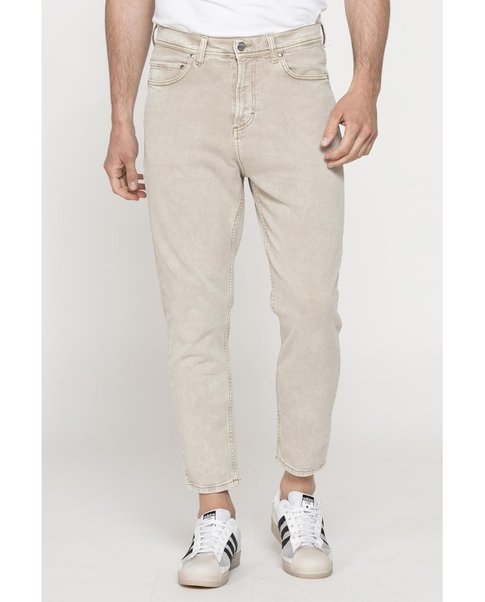 COLOR JEANS UOMO IN BULL DENIM STRETCH MOD. 739 TINTO OLD