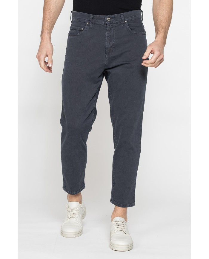 COLOR JEANS UOMO IN BULL DENIM STRETCH MOD. 739 TINTO OLD