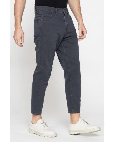 COLOR JEANS UOMO IN BULL DENIM STRETCH MOD. 739 TINTO OLD