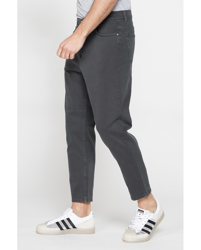 COLOR JEANS UOMO IN BULL DENIM STRETCH MOD. 739 TINTO OLD