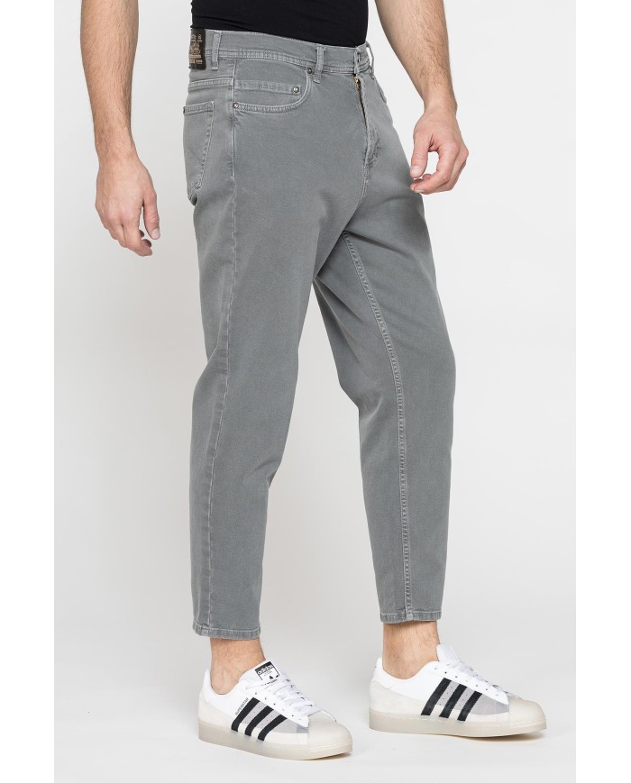 COLOR JEANS UOMO IN BULL DENIM STRETCH MOD. 739 TINTO OLD