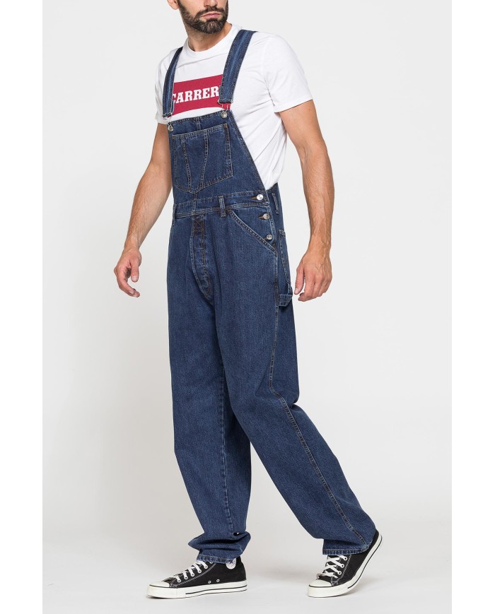 SALOPETTE WORKER IN DENIM PESANTE OLD STYLE DA 13,5 oz.