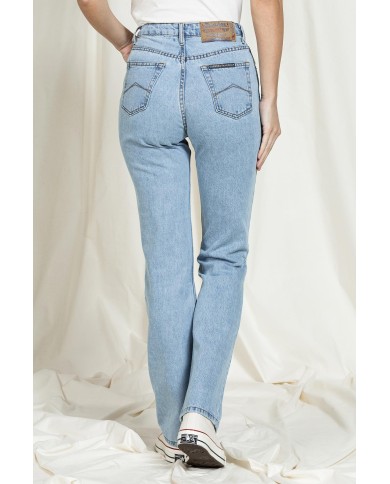 JEANS DONNA MODELLO REPLICA 5 TASCHE IN DENIM 13oz