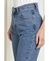 JEANS DONNA MODELLO REPLICA 5 TASCHE IN DENIM 13oz