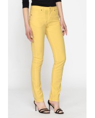 PANTALONE COLORATO IN POPELINE. Modello basic 752