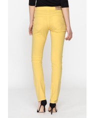 PANTALONE COLORATO IN POPELINE. Modello basic 752