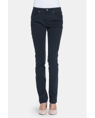 PANTALONE COLORATO IN POPELINE. Modello basic 752