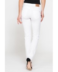 PANTALONE COLORATO IN POPELINE. Modello basic 752