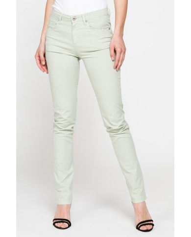 PANTALONE COLORATO IN POPELINE. Modello basic 752