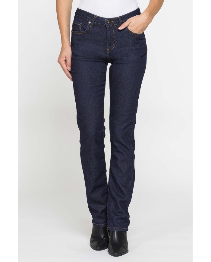 JEANS DONNA CINQUE TASCHE REGULAR FIT IN DENIM PLAY 10 oz.